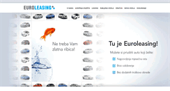 Desktop Screenshot of euroleasing.hr