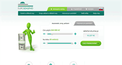 Desktop Screenshot of euroleasing.cz
